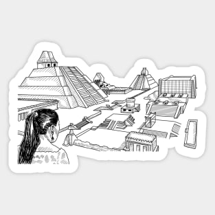 Tenochtitlan Sticker